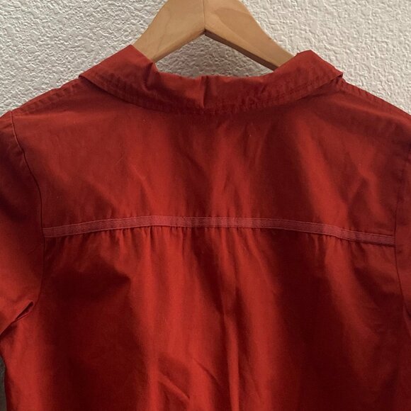 NWT Christopher & Banks Cropped Jacket Short Sleeve Button Up Small Casual Fall - Picture 5 of 5